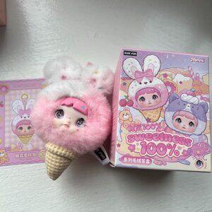 Nommi Sweetness 100% Pendant Keychain Charm Blind Box Blind Bag Pink